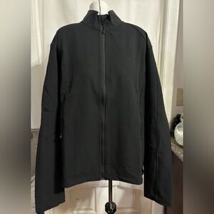 Mens Black Doubleweave Tech Shell Jacket Size XL New